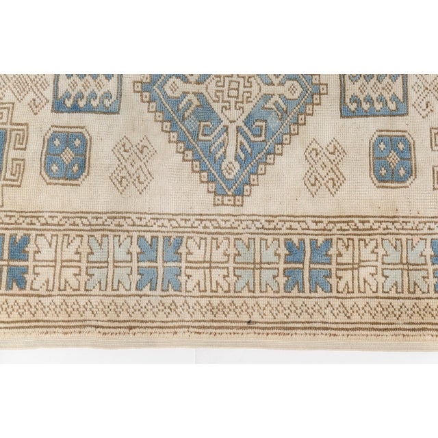 Mid 20th Century Oushak Anatolian Kitchen Decor Runner Rug For Sale - Image 9 of 12