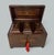 Antique English Wooden Georgian Chippendale Triple Tea Caddy 18c Irish Provenance For Sale - Image 10 of 11