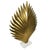Metal Matthew Izzo Home Sprig Antique Brass Table Sculpture on Marble Base For Sale - Image 7 of 7