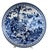 Beautiful large Chinese-style blue and white porcelain charger featuring the traditional Hundred Boys (Bai Zi Tu) motif,...