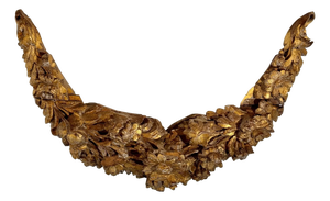 French Carved and Gilded Architectural Fragment, 18th-19th C.