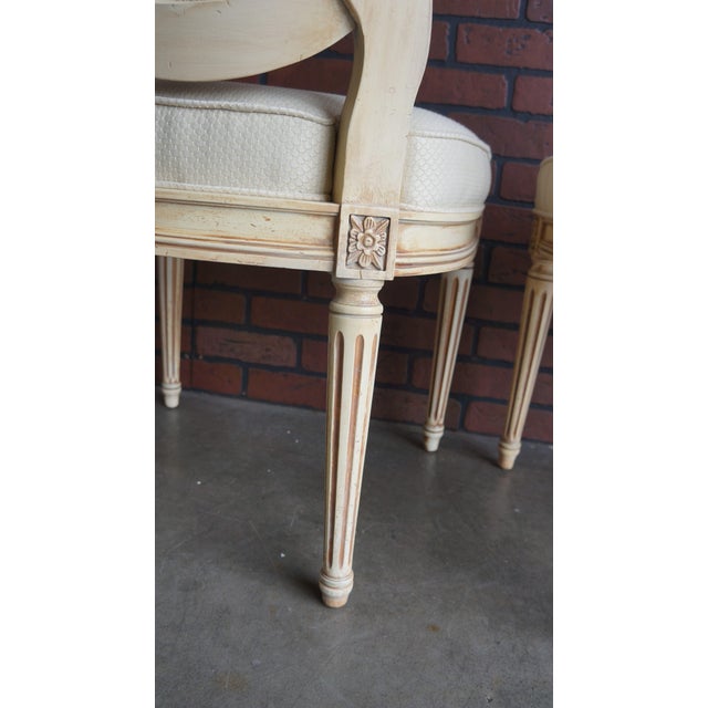 Henredon French Regency Cane Back Dining Side Chairs For Sale - Image 6 of 9