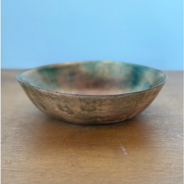 Mid 20th Century Japanese Enamel Bowl With Owl For Sale - Image 4 of 7