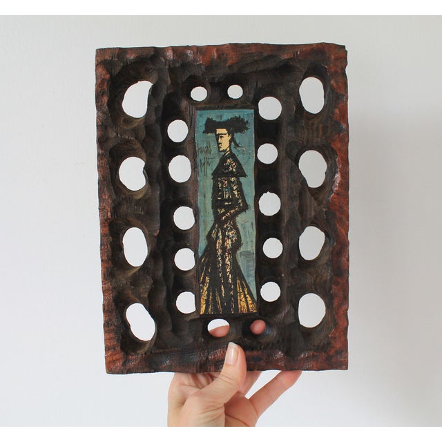 Vintage Print on Wood of a Matador by French Artist Bernard Buffet For Sale - Image 4 of 9
