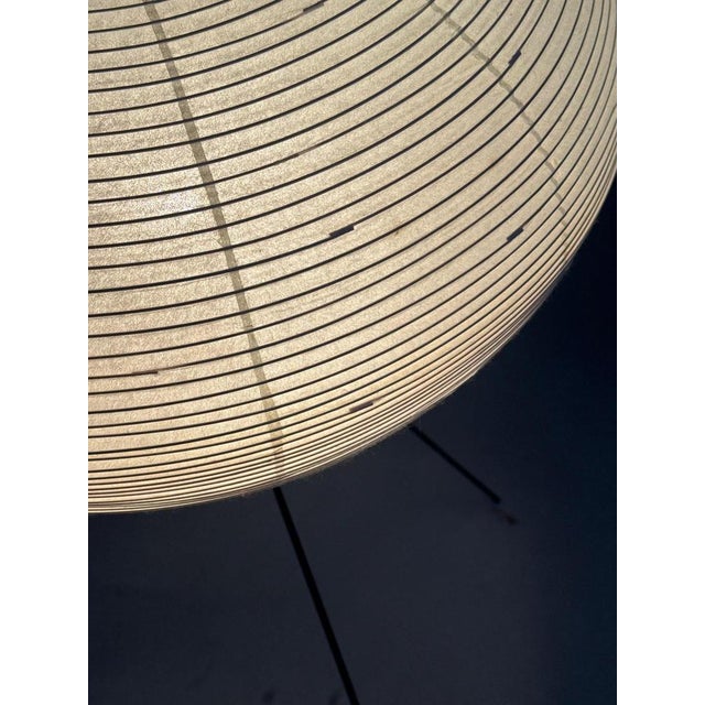 Paper Akari 10A Floor Lamp attributed to Noguchi, 1990s For Sale - Image 6 of 9