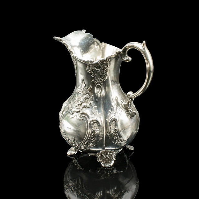 Antique 4 Piece Tea Service, English, Silver Plate, Coffee Pot, Edwardian, 1910 For Sale - Image 6 of 12