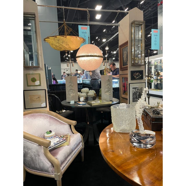 Metal 1960s Large Murano Glass Chandelier by Barovier and Toso For Sale - Image 7 of 9