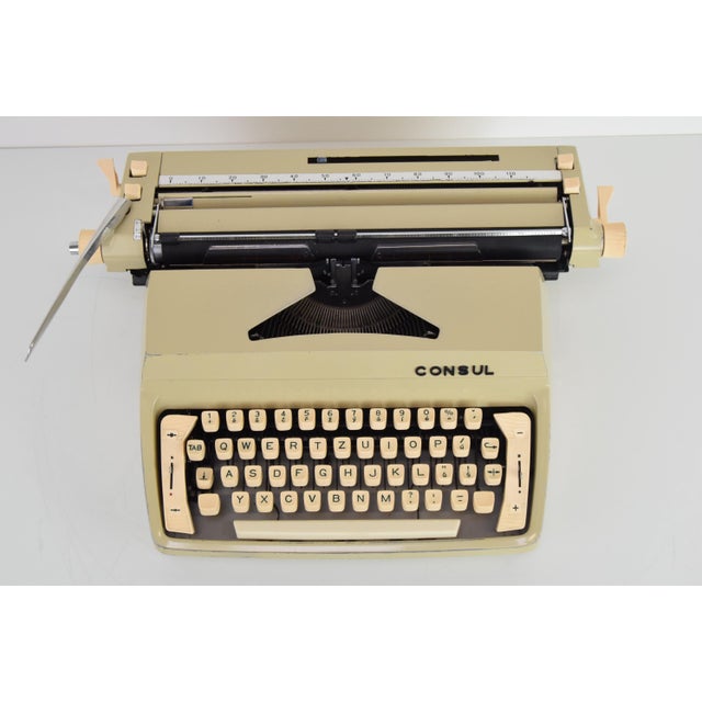 1970s Mid-Century Typewriter from Consul, 1970s For Sale - Image 5 of 15