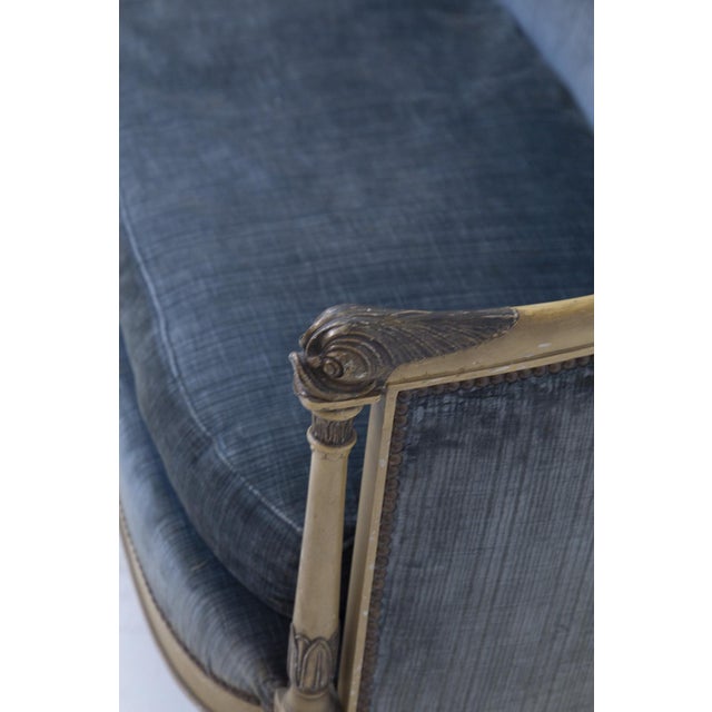 Wonderful antique velvet sofa dating back to the 1800s, fine Italian manufacture. The frame is made of antique wood,...