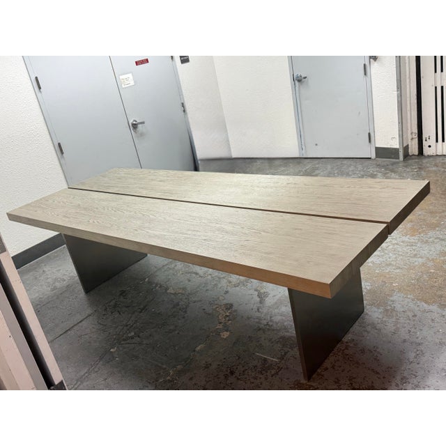 Restoration Hardware Channel Rectangular Dining Table For Sale In San Francisco - Image 6 of 12