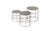 Contemporary Reton Cylindrical Coffee Tables by Antonino Sciortino for Atipico, Set of 3 For Sale - Image 3 of 5