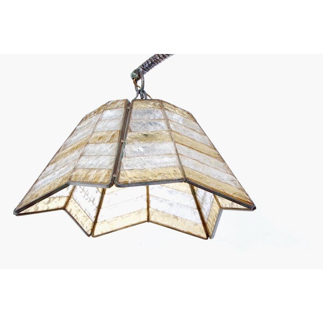 Large Arc Wall Lamp in Wrought Iron & Mosaic Glass, 1930s For Sale - Image 14 of 18