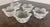 Japanese Hoya, Japan Crystal Frosted Dessert Cups in Box, Set of Five For Sale - Image 3 of 12
