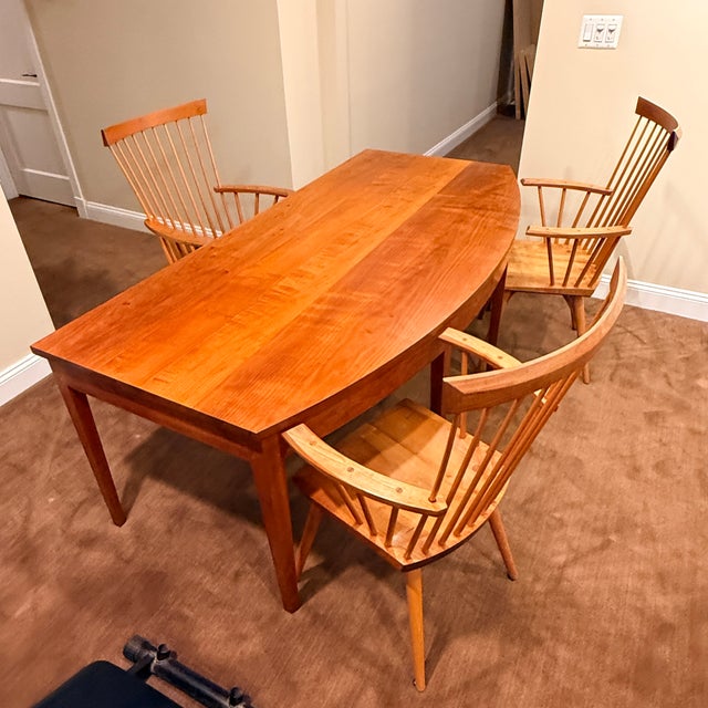American Thos. Moser Eastward Arm Chair—Three Available For Sale - Image 3 of 11