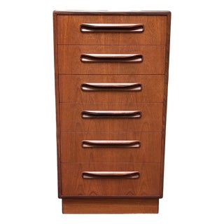 Mid Century Modern Teak "Fresco" Chest of Drawers by G-Plan Furniture, Uk c.1960 For Sale