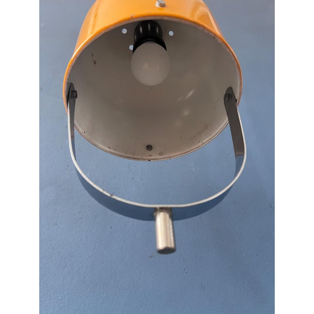 Mid-Century Modern Space Age Yellow Pendant Lamp For Sale - Image 9 of 13