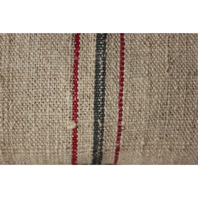 Vintage Grain Sack Linen Upholstery Fabric 9.7 Yards Chairish
