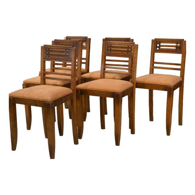 Vintage Brutalist Chairs, 1950s, Set of 6 For Sale