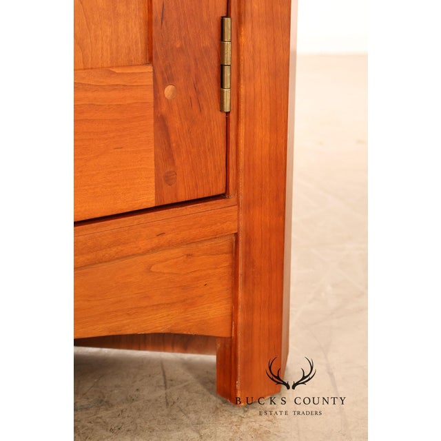 Stickley Mission Collection Cherry Corner Cabinet For Sale - Image 15 of 18