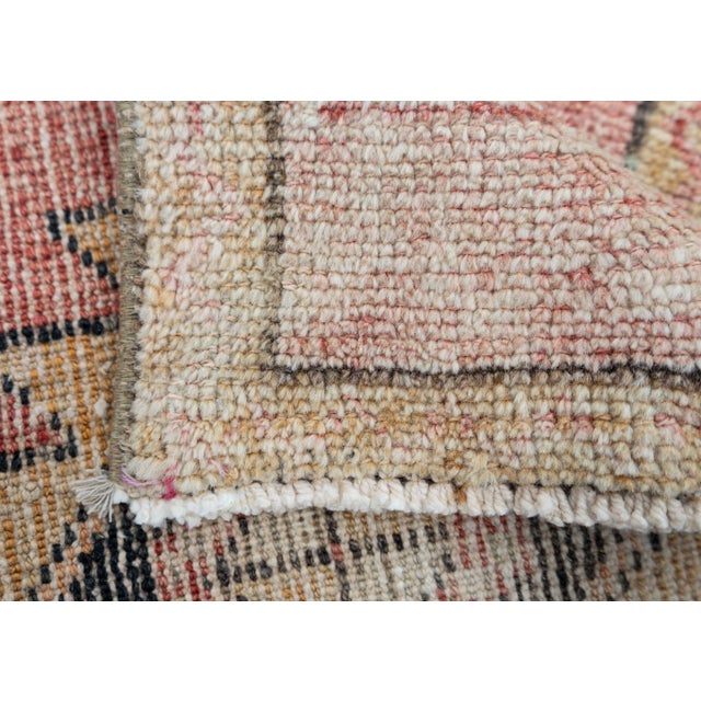 Textile Turkish Mini Rug Oriental Hand Knotted Vintage Rug 1'8" x 3'2" #16890 For Sale - Image 7 of 8