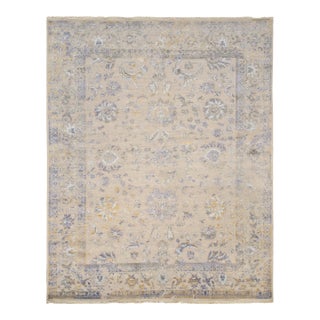 Pasargad Home Transitional Silver Area Rug-8' 0'' X 9'10'' For Sale
