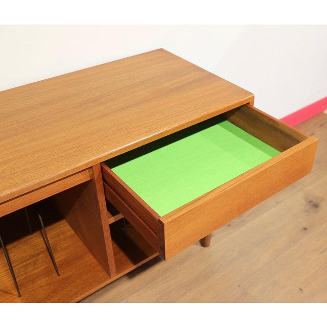 Mid Century Modern Vintage Teak Media Record Tv Cabinet Hutch by G Plan For Sale - Image 11 of 15