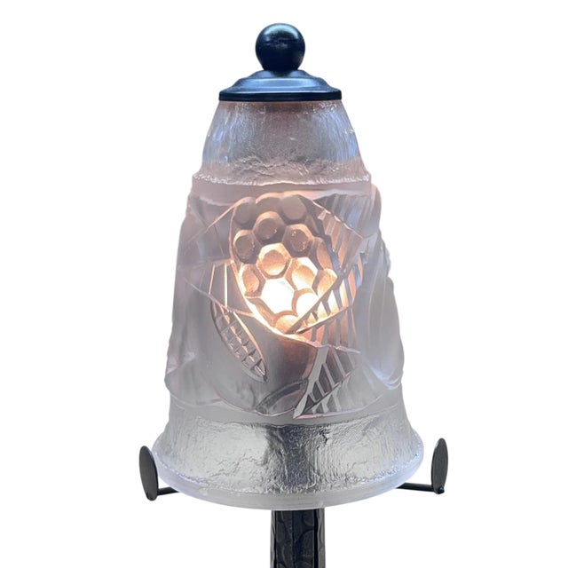 Art Deco Petit Art Deco Accent Lamp From 1920s France #2563 For Sale - Image 3 of 6