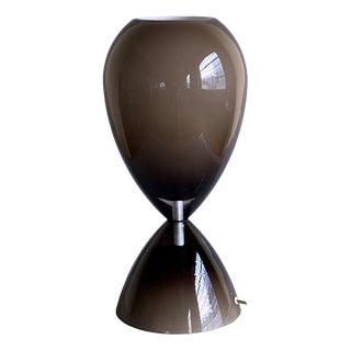 20th Century Brown Overlay Dune Murano Glass Table Lamp, Italy, 1990s For Sale