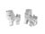 Late 20th Century Vintage Late 20th Century High Gloss White Ceramic Foo Dogs - a Pair For Sale - Image 5 of 5