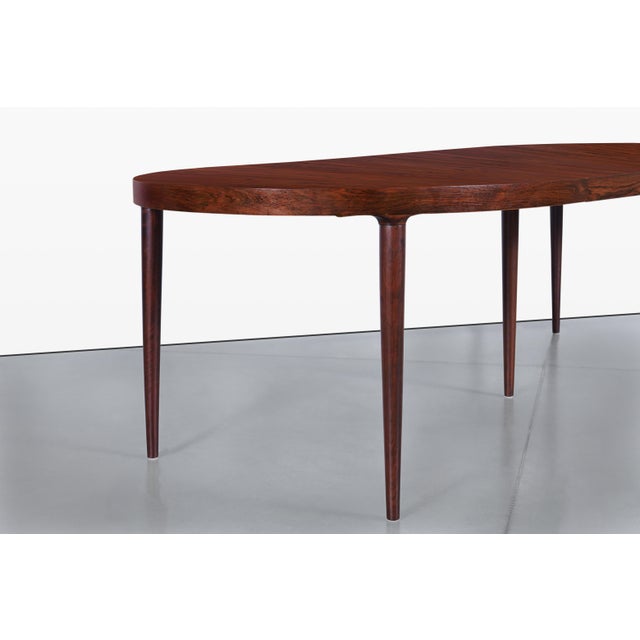 Danish Modern Expanding Rosewood Dining Table by Harry Ostergaard for Moreddi For Sale - Image 10 of 15