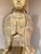 Chestnut Hand‑Carved Wooden Guanyin / Bodhisattva Statue – 28” Vintage Asian Figure For Sale - Image 8 of 12