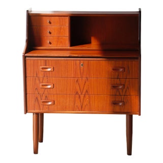 Vintage Danish Teak Secretary, 1960s For Sale