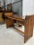 Mid-Century Modern Paul Frankl Attributed Mahogany Bamboo Desk or Entrance Table For Sale - Image 3 of 11