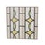 Art Deco Geometric Stained Glass Window, Set of 2 For Sale - Image 12 of 15