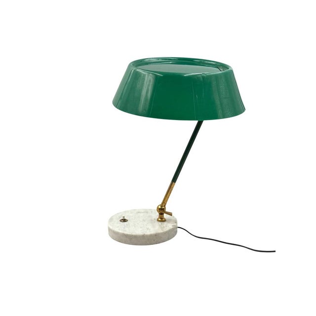 1960s Mid-Century Green Table Lamp from Stilux Milano, Italy, 1960s For Sale - Image 5 of 15