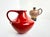 Handcrafted Red Studio Ceramic Jug Vase by Elly & Wilhelm Kuch, Germany, 1960s For Sale - Image 9 of 11