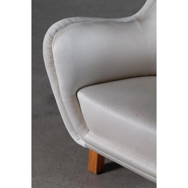 Swedish Easy Chair attributed to Sten Wicén, 1950s For Sale - Image 9 of 11