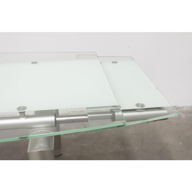The buby extendable table, an icon of the miniforms catalog from the late 1990s to the early 2000s. the main tabletop,...