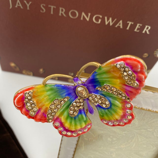 Jay Strongwater Butterfly 3” X 4” Picture Frame Chairish