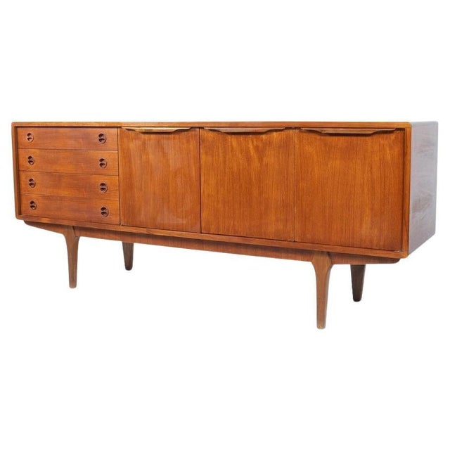 Mid-Century Modern Scandinavian Teak Sideboard, 1970s For Sale - Image 12 of 12