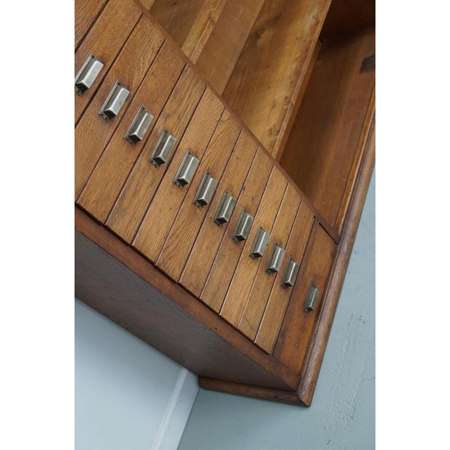 Vintage Dutch Oak Apothecary Cabinet, 1950s For Sale - Image 15 of 18