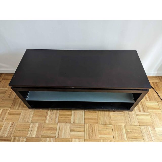 West Elm TV Stand Console Includes (1) Glass Shelf Dimensions: 48L x 19.5D x 20.5H