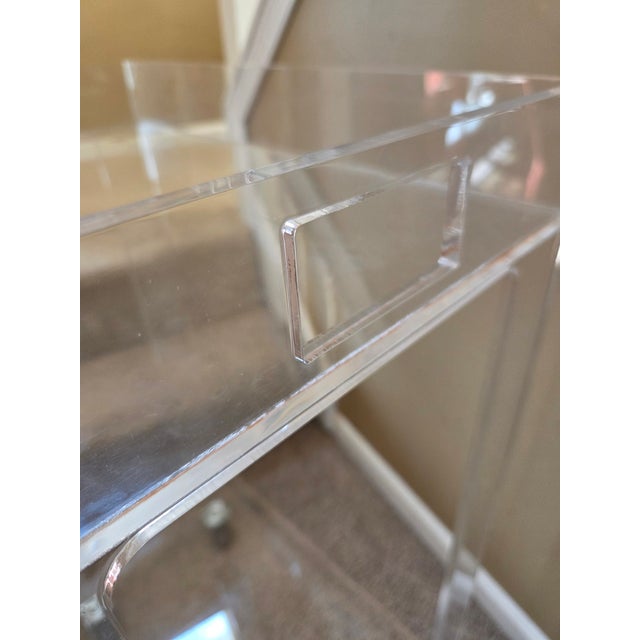 Chelsea House Lucite Bar Cart, Attributed For Sale - Image 9 of 13