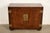 A gorgeous mid-century modern Hollywood Regency Campaign style buffet server or bar cabinet By Henredon USA, Circa 1980s...