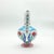 Ceramic Handmade Ceramic “Aslanagzi” Ewer (20cm) Traditional Lion’s Mouth Spout – Red Tulip & Turquoise Pedestal Pitcher For Sale - Image 7 of 8