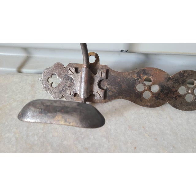 Arts and Crafts Steel Coat Rack, 1890s, Set of 2 For Sale - Image 4 of 6