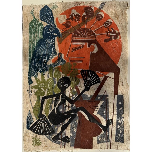 Black Skeleton, Parrot, 1973, Print For Sale - Image 8 of 8