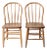 Pair Antique Farmhouse Windsor Dining Chairs For Sale
