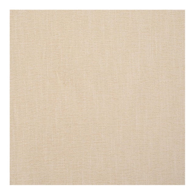 Sample - Schumacher Dean Indoor/Outdoor Fabric in Ecru For Sale