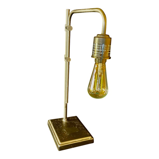 Industrial Style Edison Table Lamp For Sale